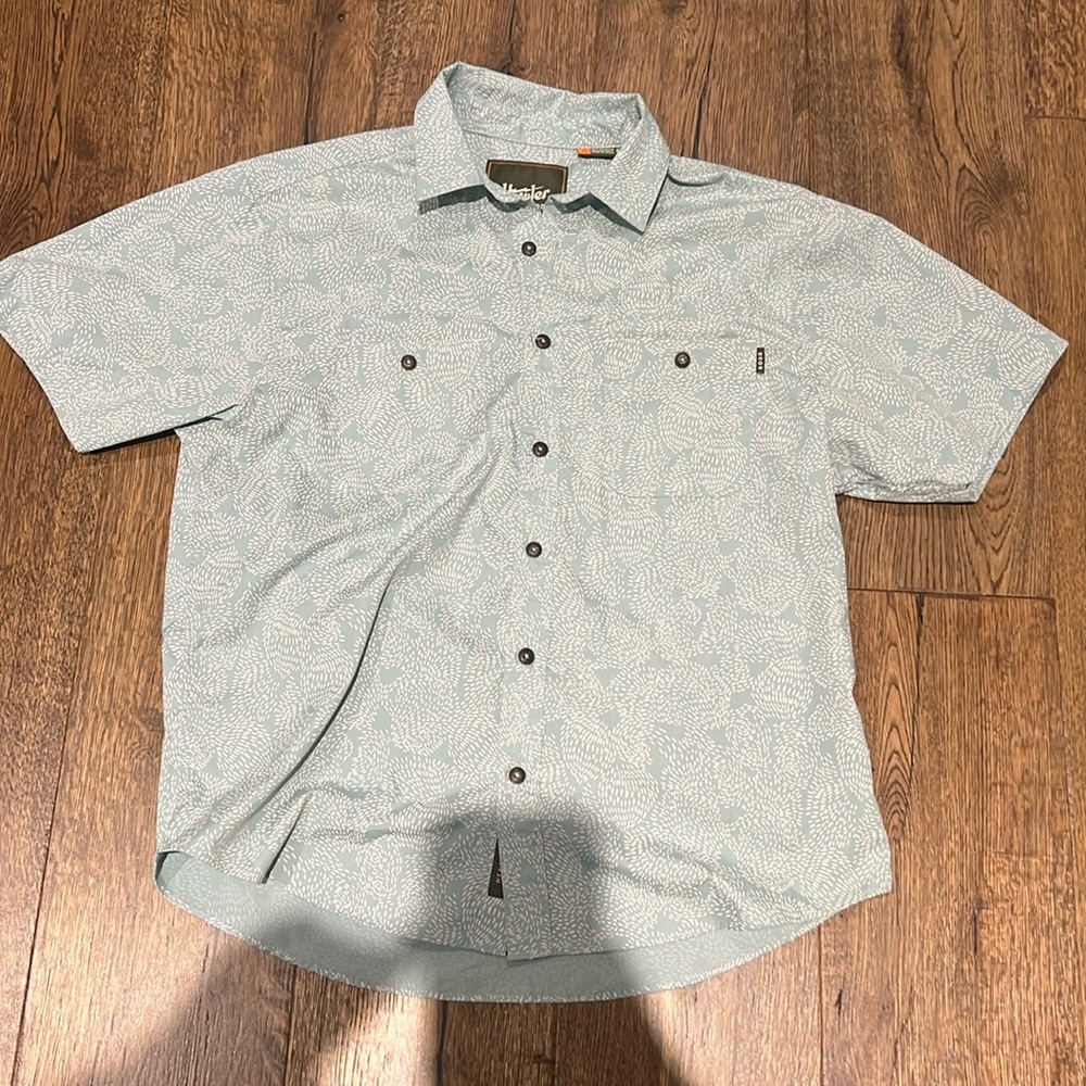 Howler Brothers Light Blue Casual Button Down Shirt
